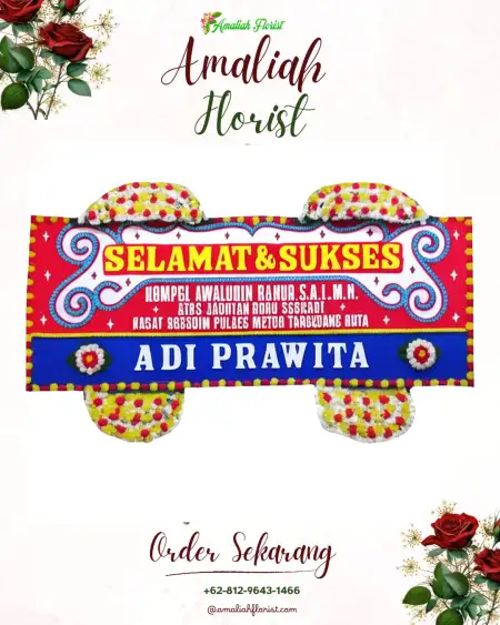 Papan Bunga Ucapan Selamat Selotumpeng